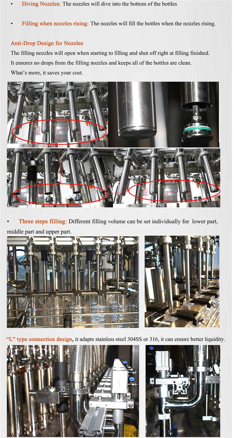 خودکار سرو موٹر بوتل بھرنے والی مشین 4